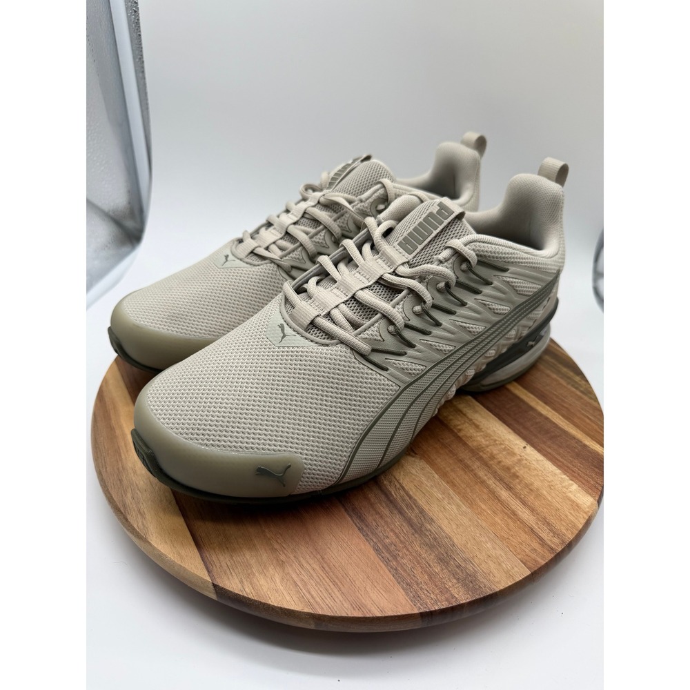 Puma Voltaic Evo Men's Size‎ 11 Beige Mesh Athletic Sneaker Gently Worn 0433